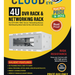 CCTV DVR RACK 4U Foldable Wifi /NVR/SERVER/NETWORK RACK